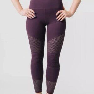 Purple Zyia Active Moto Light Leggings